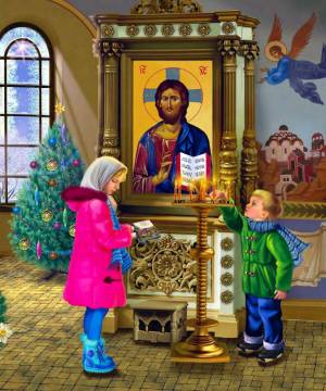 Раскраска рождество для детей православные #27 #142859