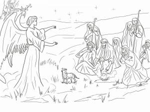 Раскраска рождество христово для детей воскресной школы #22 #142936