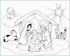 Раскраска рождество христово для детей воскресной школы #36 #142950