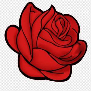 Раскраска роза для детей #12 #142987