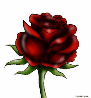 Раскраска роза для детей #16 #142991