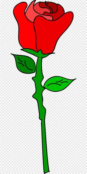 Раскраска роза для детей #18 #142993