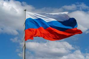 Раскраска российский флаг #6 #143379