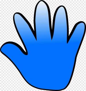 Раскраска рука для детей #9 #143628