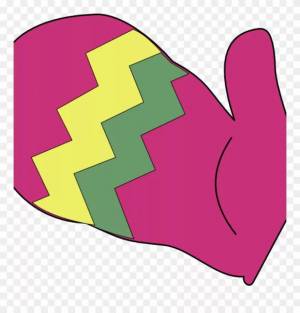 Раскраска рукавичка для детей #13 #143704