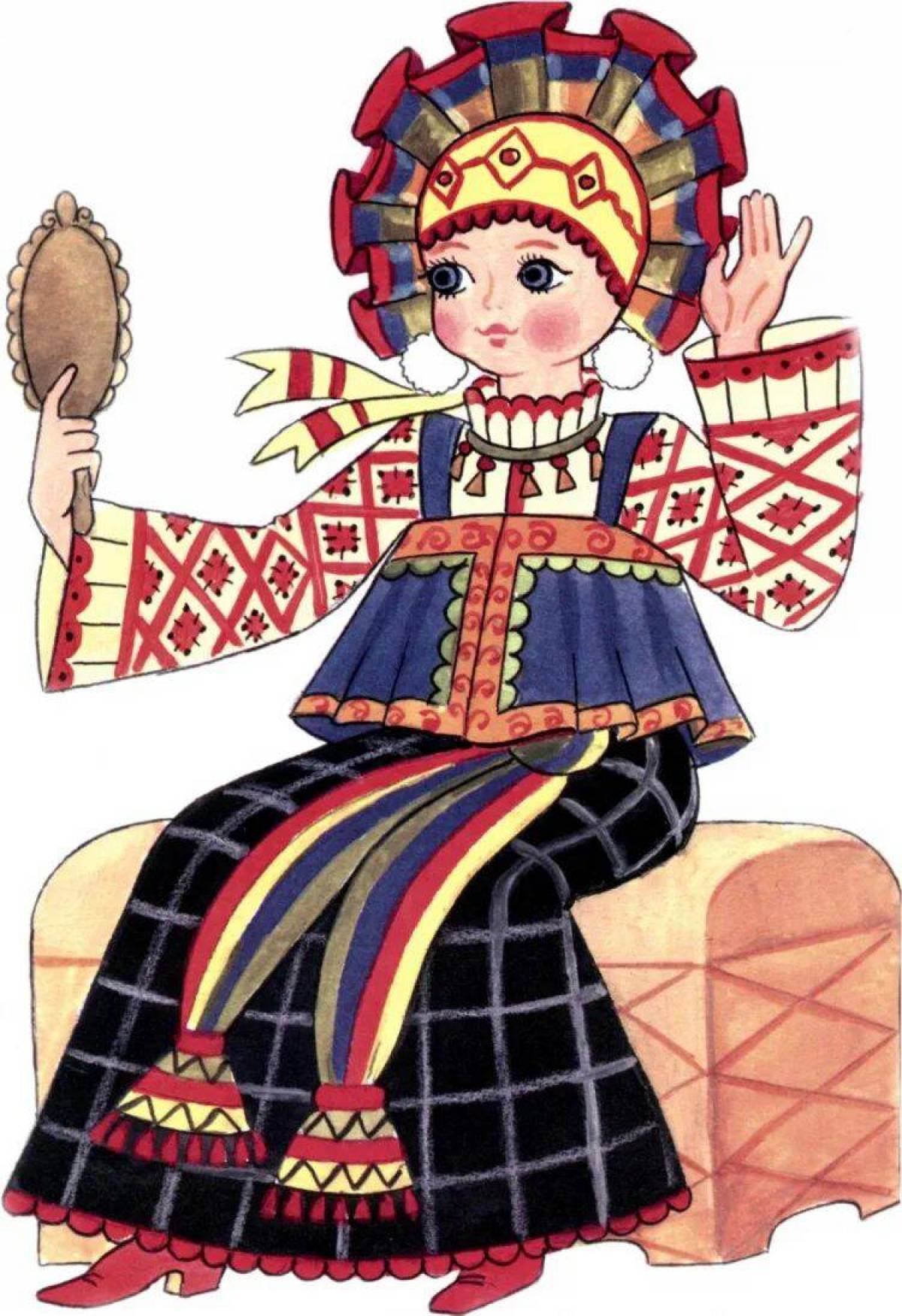Русский народный костюм для детей #28