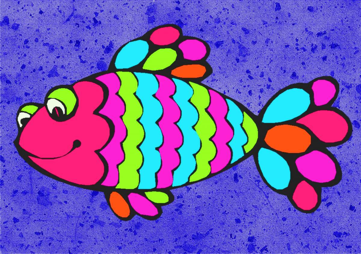 Рыбка для детей 4 5 лет #30