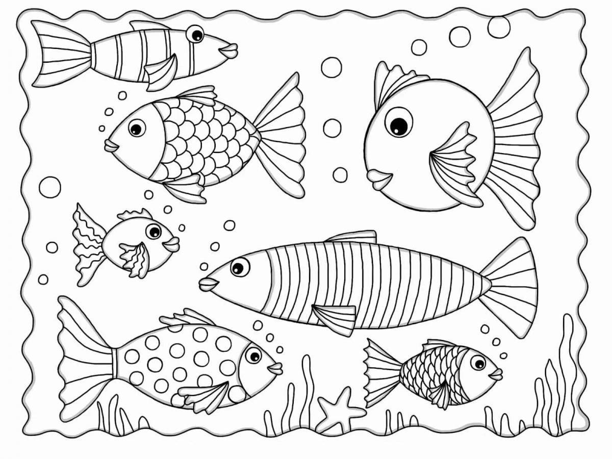 Рыбки для детей 5 6 лет #14