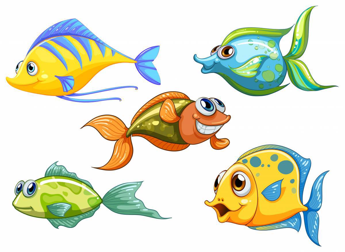 Рыбки для детей 5 6 лет #36