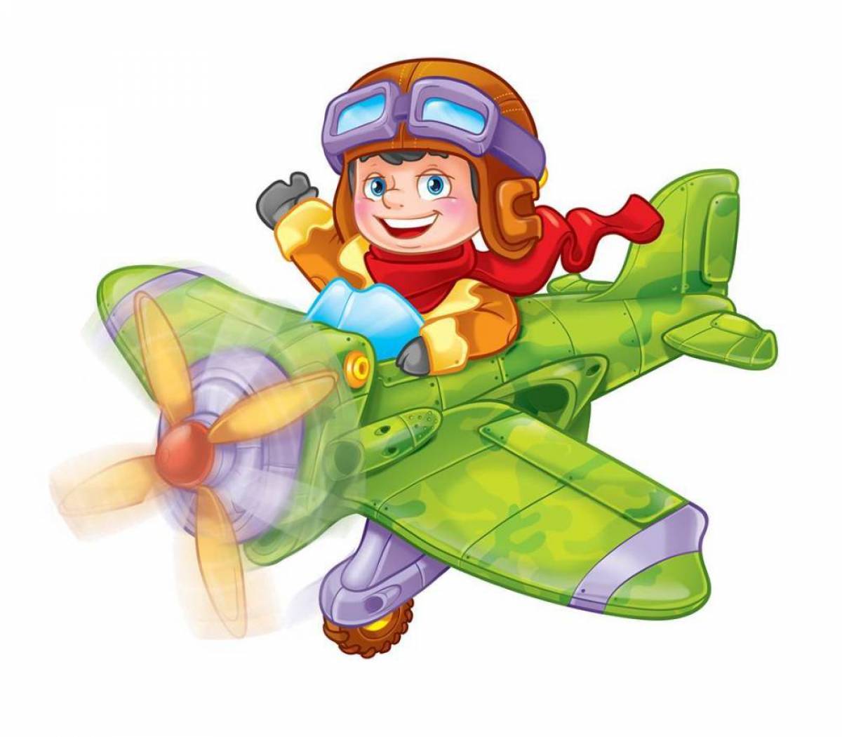 Самолет военный для детей #28