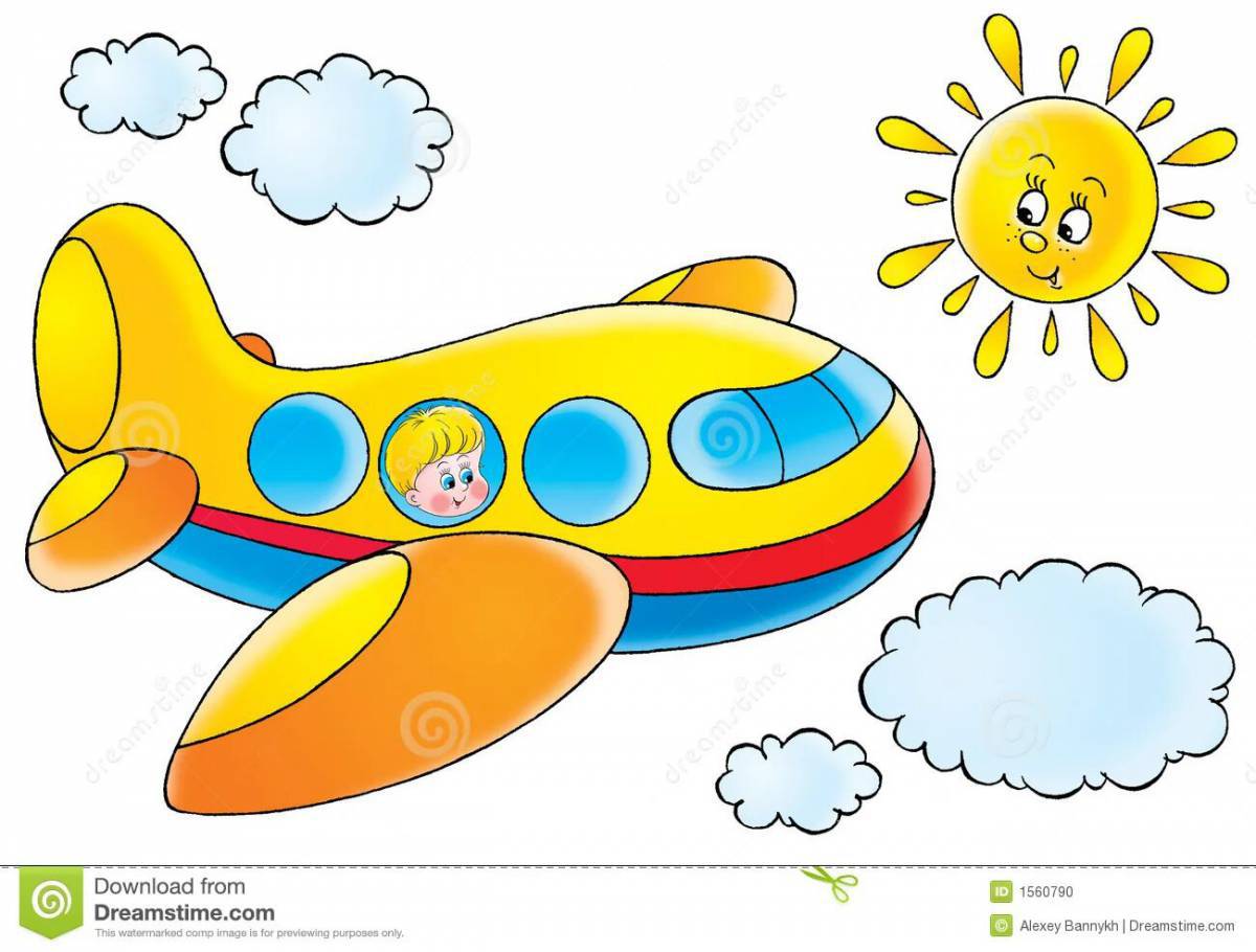 Самолетик для детей 3 4 лет #12