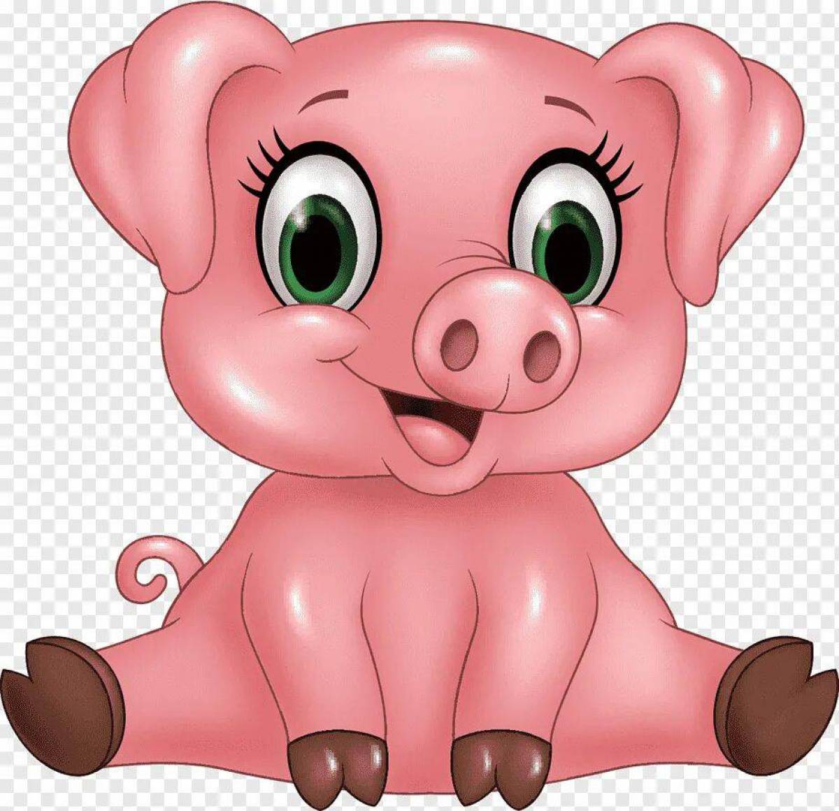 Свинья для детей #8