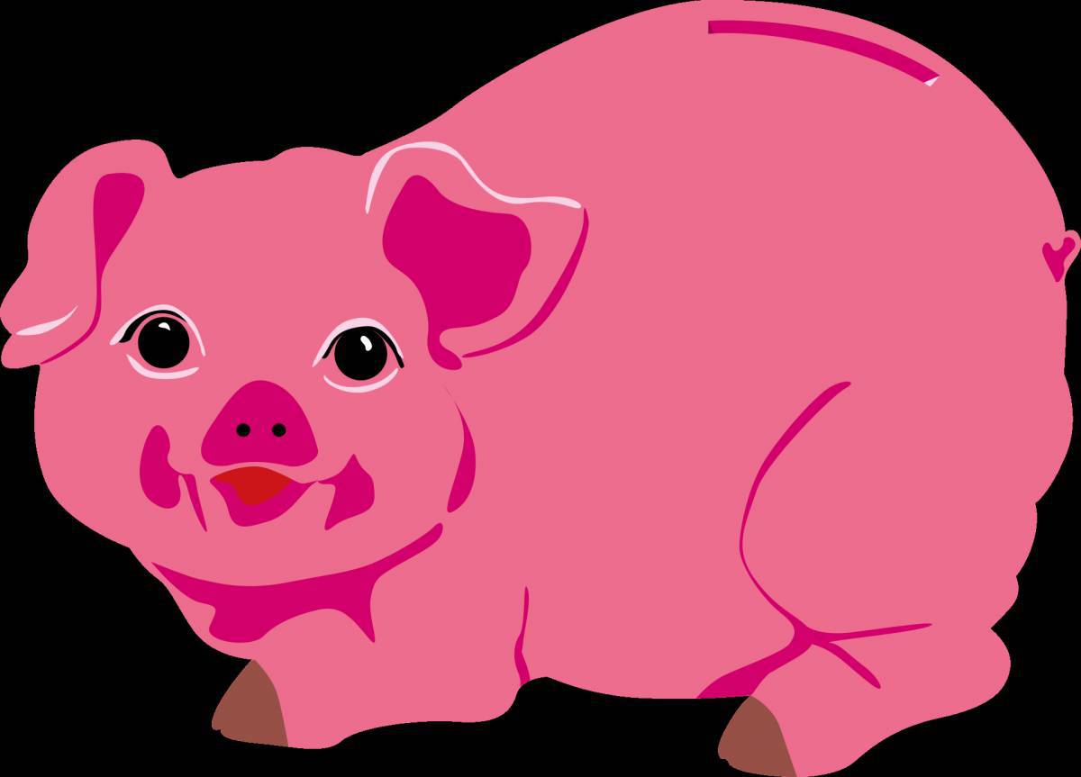 Свинья для детей #10