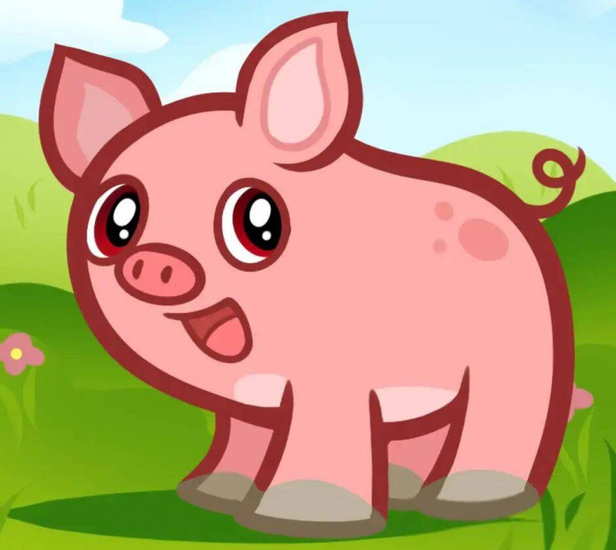 Свинья для детей #25