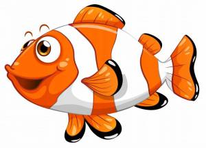 Раскраска рыбка для детей картинка #9 #144495