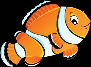 Раскраска рыбка для малышей #10 #144525