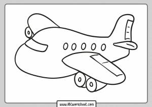 Раскраска самолет для детей 6 7 лет #15 #146288