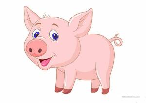 Раскраска свинья для детей #1 #147154