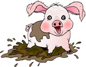 Раскраска свинья для детей #11 #147164