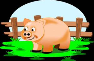 Раскраска свинья для детей #13 #147166