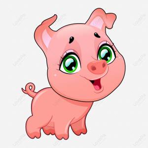 Раскраска свинья для детей #18 #147171