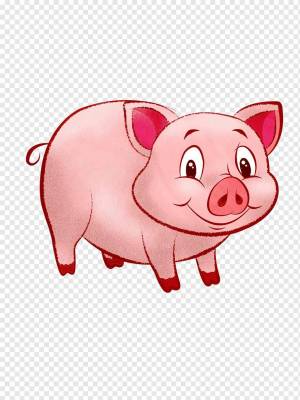 Раскраска свинья для детей #20 #147173