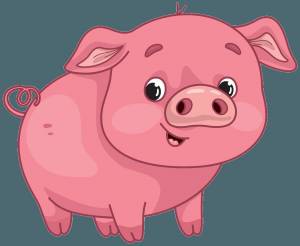 Раскраска свинья для детей #28 #147181