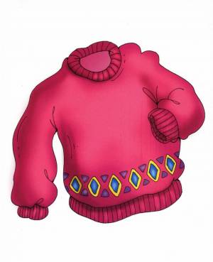 Раскраска свитер для детей #9 #147276