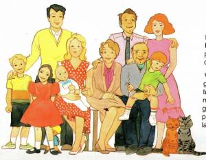Раскраска семья для детей #22 #147835