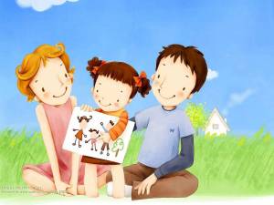 Раскраска семья для детей #30 #147843