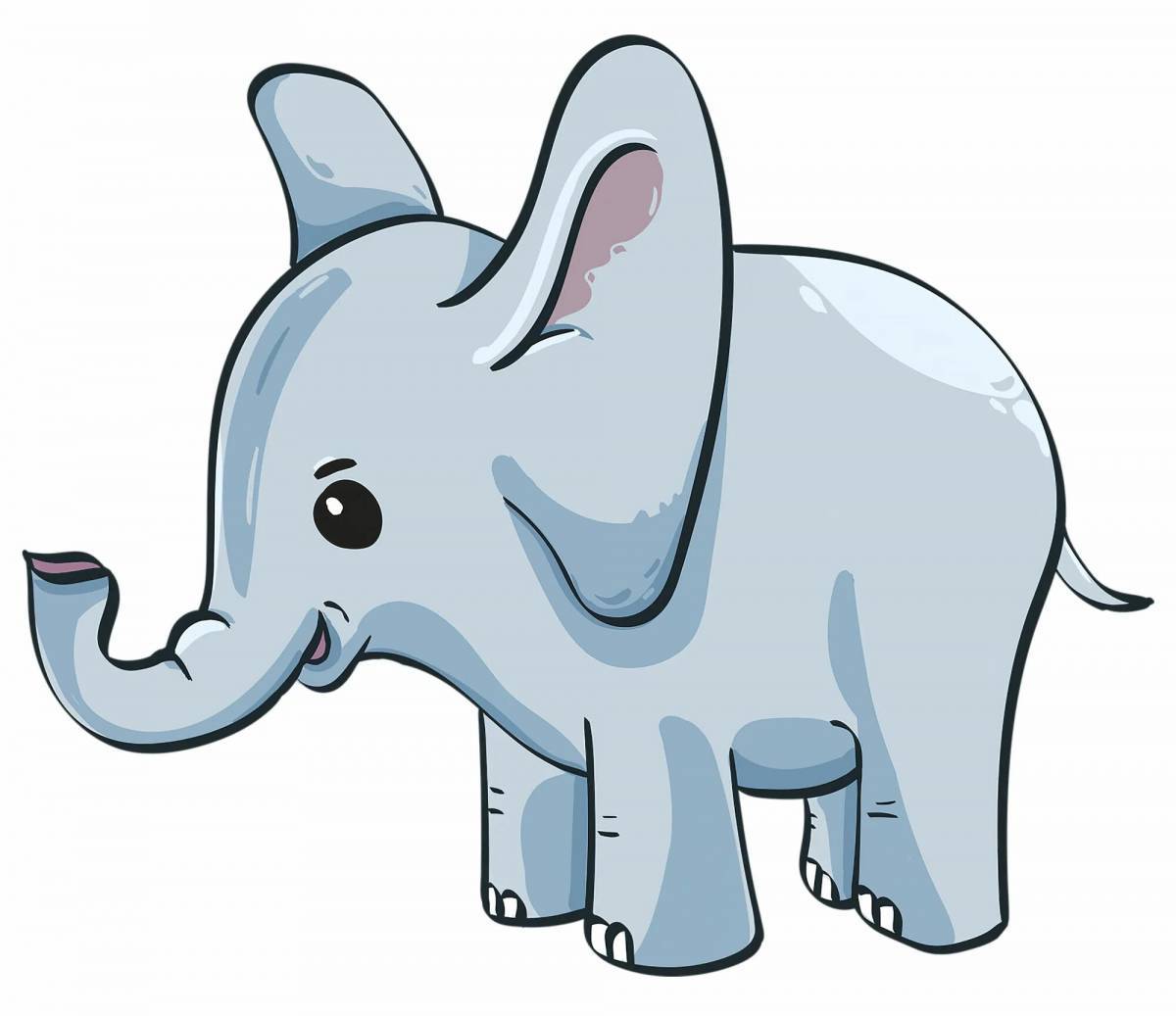 Слон картинка для детей #11