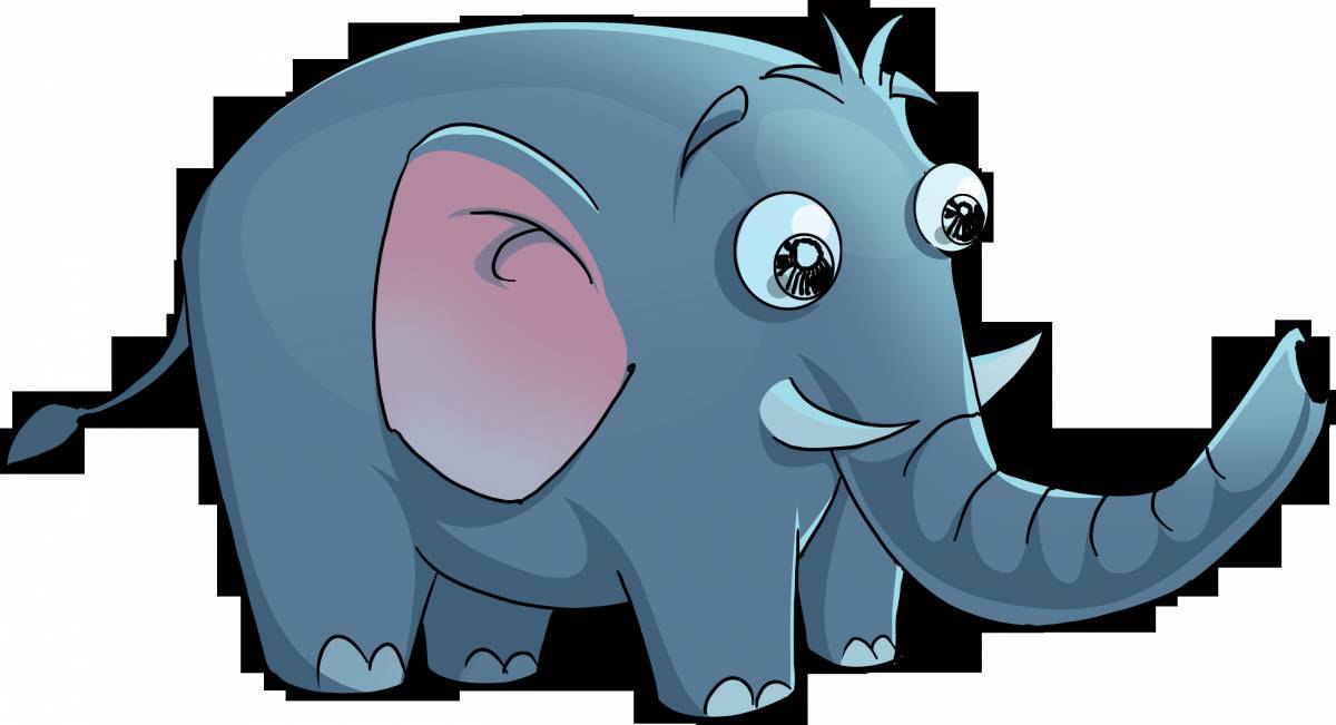 Слон картинка для детей #27