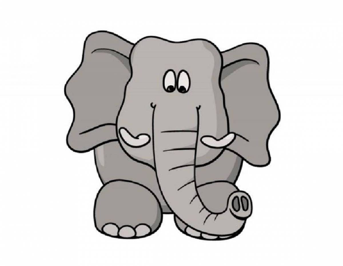 Слон картинка для детей #33