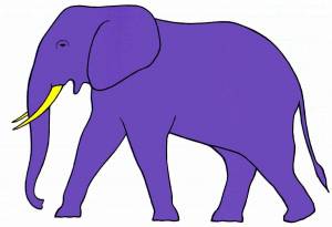 Раскраска слон картинка для детей #17 #151330