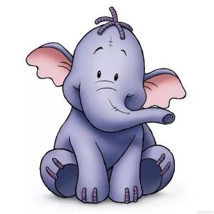 Раскраска слон картинка для детей #29 #151342