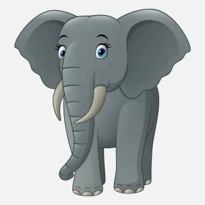 Раскраска слоник для детей 3 4 лет #12 #151495