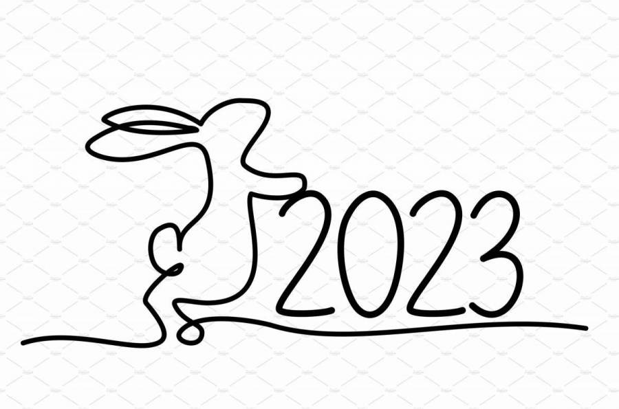 Символ 2023 рисунок