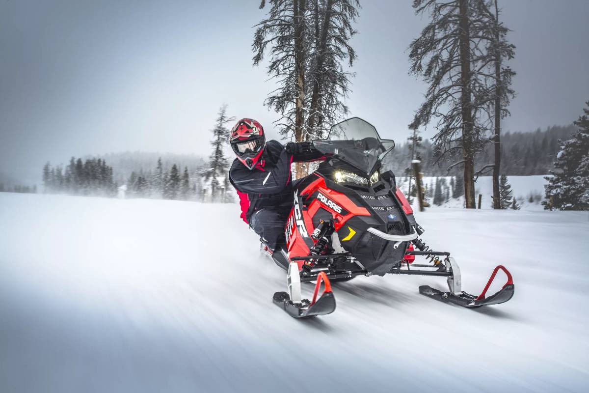 Polaris 4k snowmobile