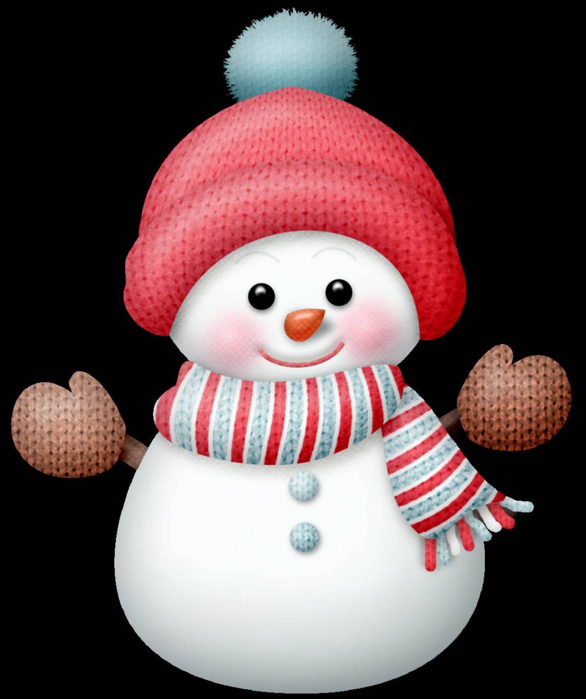 Снеговик для малышей #9