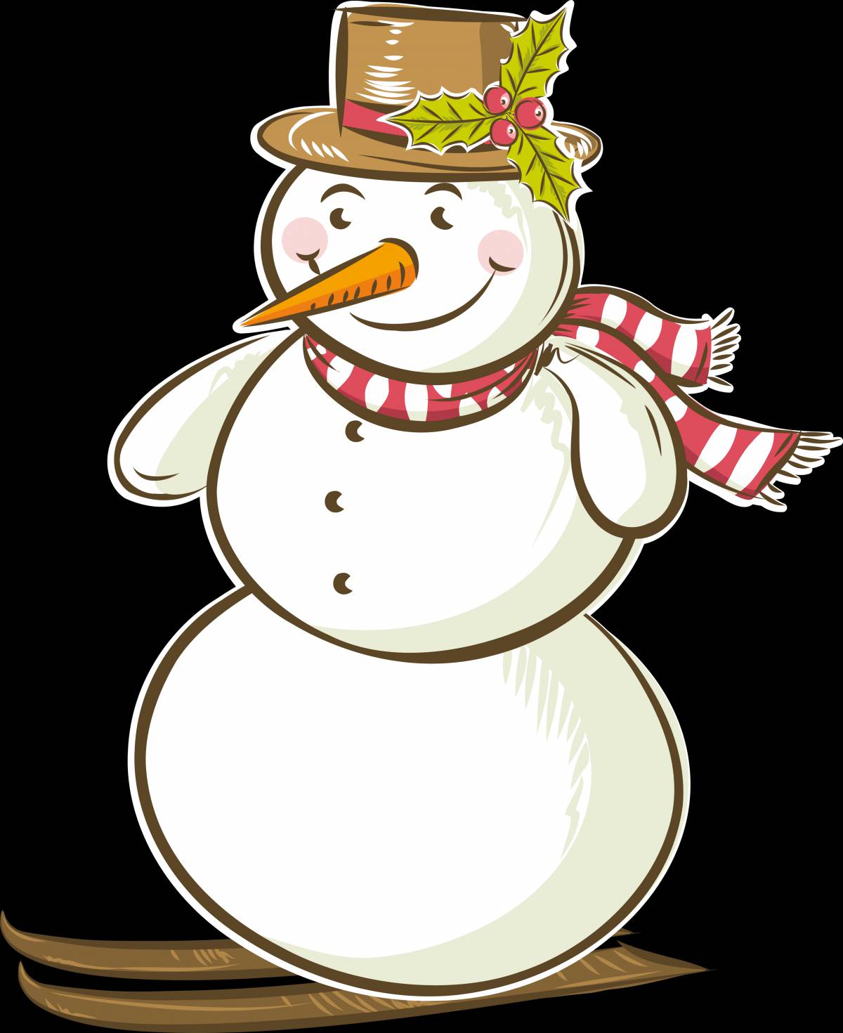 Снеговик картинка #16