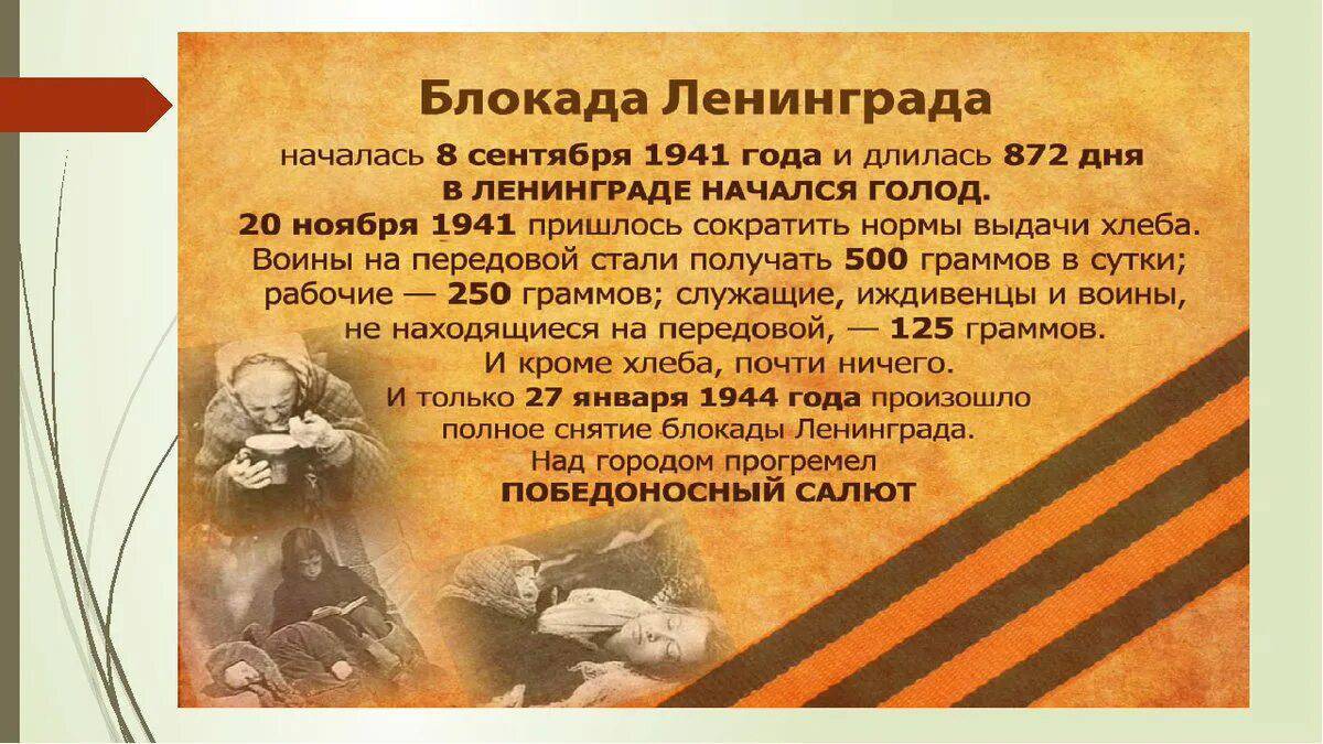 Снятие блокады Ленинграда Дата