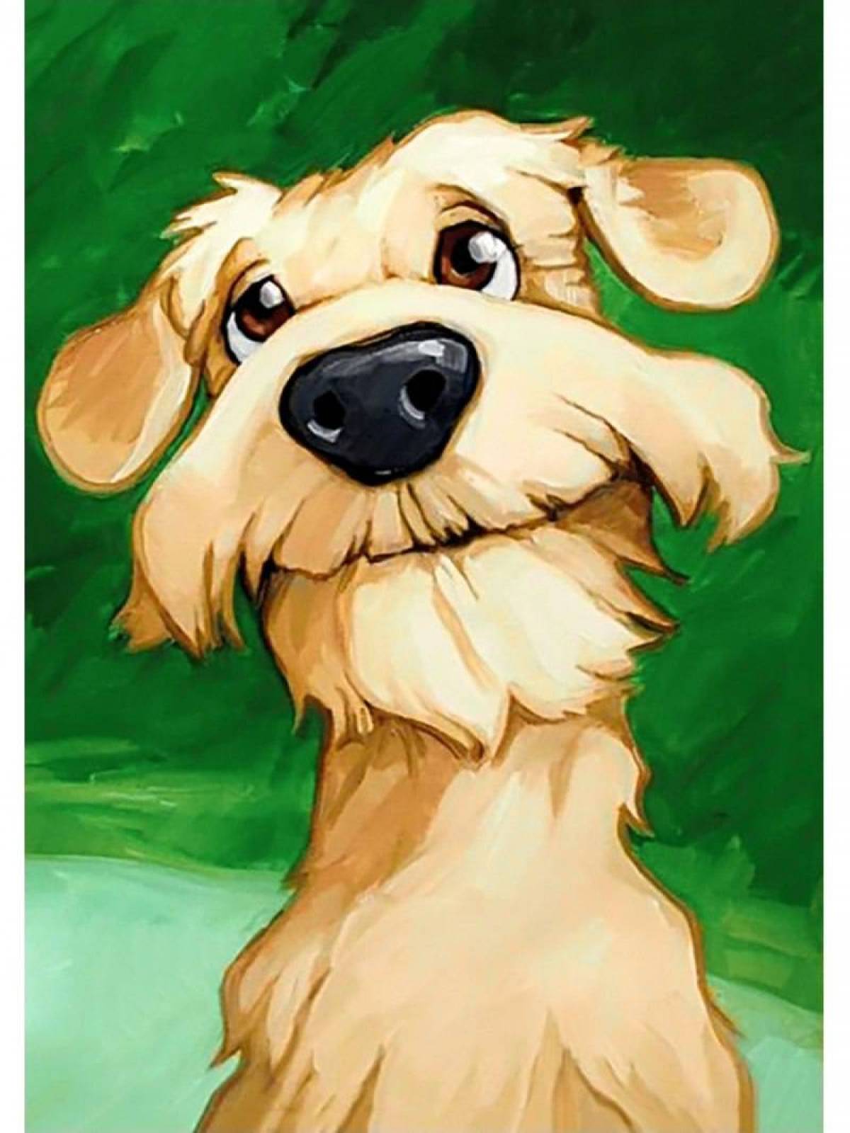 Собака рисунок #26