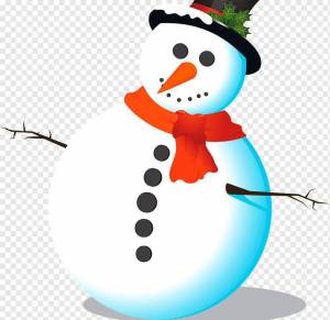 Раскраска снеговик для детей 5 6 лет #39 #152606