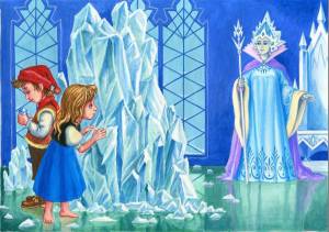 Раскраска снежная королева для детей #7 #153115