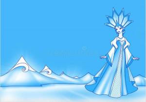 Раскраска снежная королева для детей #11 #153119