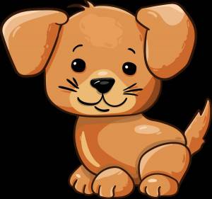 Раскраска собака картинка для детей #17 #153441