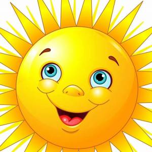 Раскраска солнце для детей #27 #154670