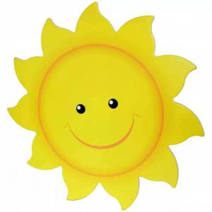 Раскраска солнышко для детей 2 3 лет #26 #154853