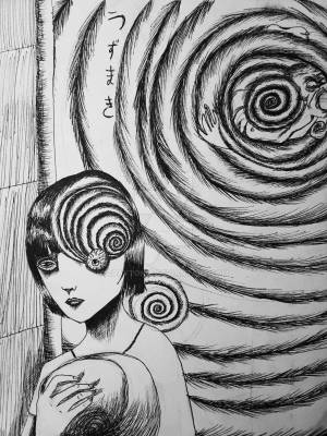 Раскраска спираль аниме #2 #155958