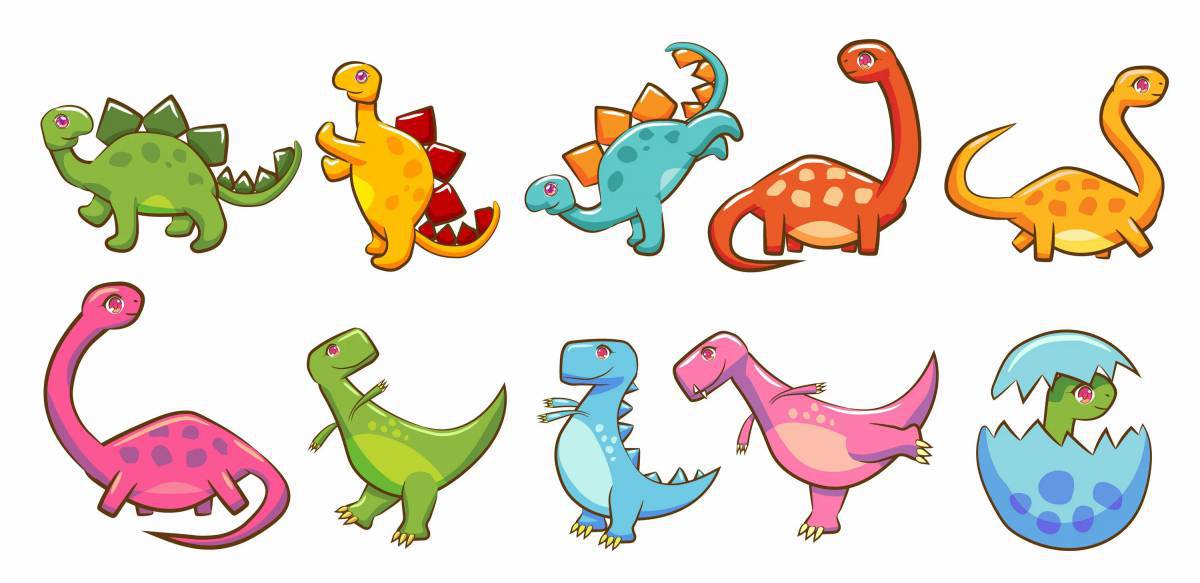 Динозавр для детей #14